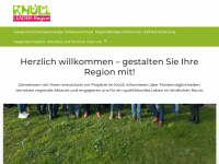 regionalmanagement-knuell.de Webseite Vorschau