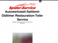 spider-service.ch Webseite Vorschau