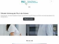 physician-associates.ch Webseite Vorschau