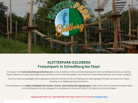 kletterpark-goldberg.at Webseite Vorschau