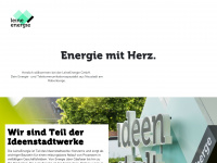 leineenergie.de Webseite Vorschau