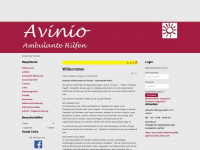 avinio.net Webseite Vorschau