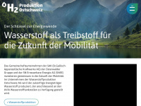 wasserstoffostschweiz.ch Webseite Vorschau