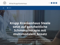 krupp-krankenhaus-steele.de Webseite Vorschau