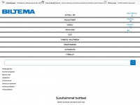 biltema.fi Webseite Vorschau