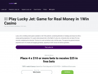 luckyjetslots.com Webseite Vorschau