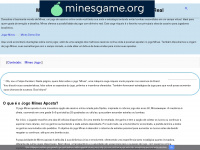 minesgame.org Webseite Vorschau