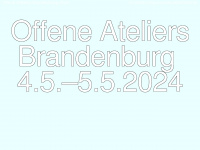 offeneateliersbrandenburg.de Webseite Vorschau