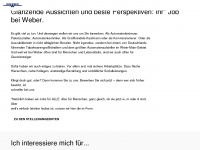 jobs-bei-weber.de Webseite Vorschau