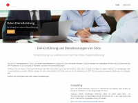 odoo-dienstleistung.de Webseite Vorschau