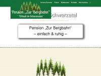 pension-zur-bergbahn.de Webseite Vorschau