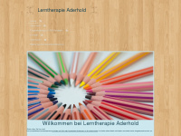 lerntherapie-aderhold.de Webseite Vorschau