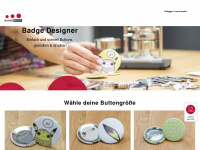 badge-designer.de Webseite Vorschau