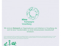 klimakampagne.at Webseite Vorschau