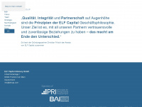 elfcapital.de Webseite Vorschau