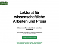 lektorat-bauer.de Webseite Vorschau