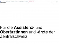 vsao-zentralschweiz.ch Webseite Vorschau