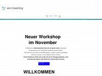 em-coaching.ch Webseite Vorschau