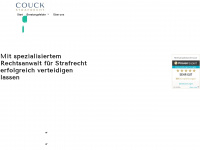 strafrecht-couck.de Webseite Vorschau