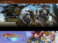 monsterhunter.com Webseite Vorschau