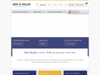 bertmuller.nl Webseite Vorschau