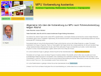 mpu-vorbereitung.eu Webseite Vorschau