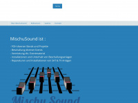 mischusound.ch Webseite Vorschau