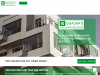 bquadrat-baustoffhandel.de Webseite Vorschau