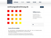 wohnungsabrechnungen.de Webseite Vorschau