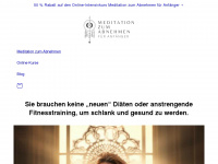 abnehmen-meditation.de Webseite Vorschau