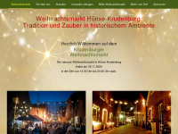 weihnachtsmarkt-krudenburg.de Webseite Vorschau