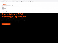 mitutoyo.nl Webseite Vorschau