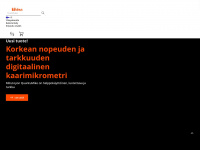 mitutoyo.fi Webseite Vorschau