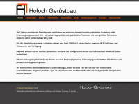 holoch-geruestbau.de Webseite Vorschau