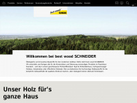 schneider-holz.com Webseite Vorschau