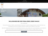 holzbau-eber.de Webseite Vorschau