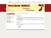 holzbau-eisele.de Webseite Vorschau