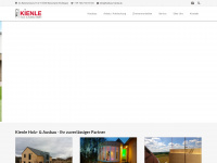 holzbau-kienle.de Webseite Vorschau
