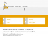 holzbau-leibfried.de Webseite Vorschau