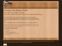 holzbau-otto-becker.de Webseite Vorschau