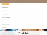 trend-holz.de Webseite Vorschau