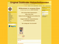 original-suedtiroler-holzschnitzereien.de Webseite Vorschau