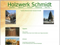 holzwerk-schmidt.de Webseite Vorschau