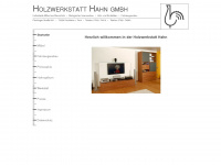 holzwerkstatt-hahn.de Webseite Vorschau