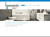 honeck-gmbh.de Webseite Vorschau