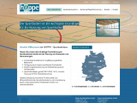 hoppe-sportbodenbau.de Webseite Vorschau