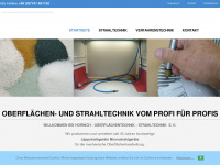 hornich-strahltechnik.de Webseite Vorschau