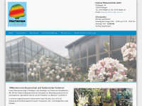 hortense-pflanzen.de Webseite Vorschau