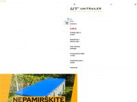 unitrailer.lt Webseite Vorschau