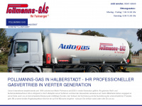 pollmanns-gas.de Webseite Vorschau